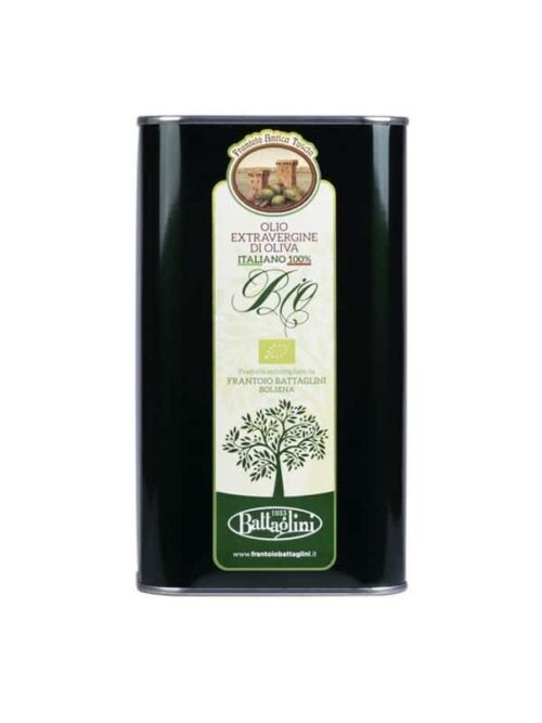 Olio extravergine di oliva biologico Tuscia latta