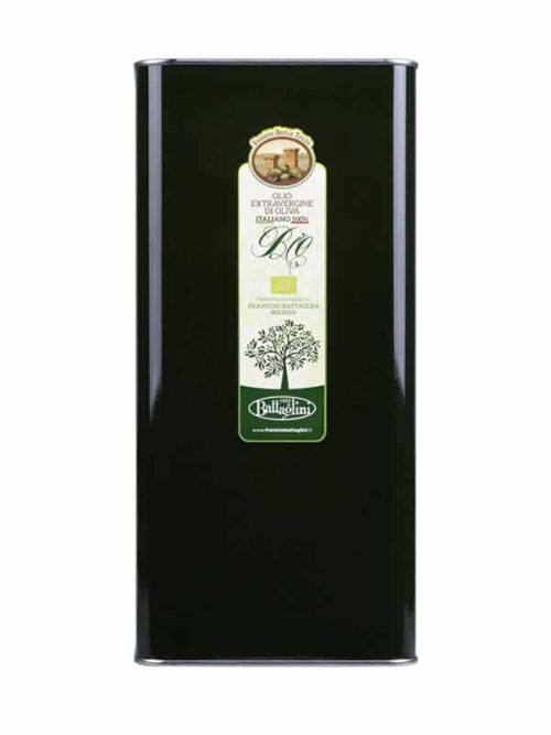 Olio extravergine di oliva biologico Tuscia latta