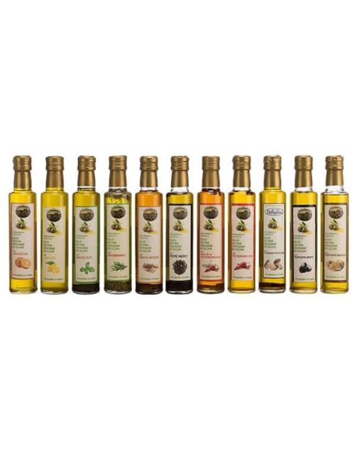 Olio extra vergine d’oliva aromatizzati Frantoio Battaglini Tuscia
